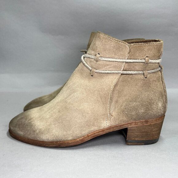 Peter‎ Nappi Women's Size 7 Suede Ankle Boots - Picture 4 of 13
